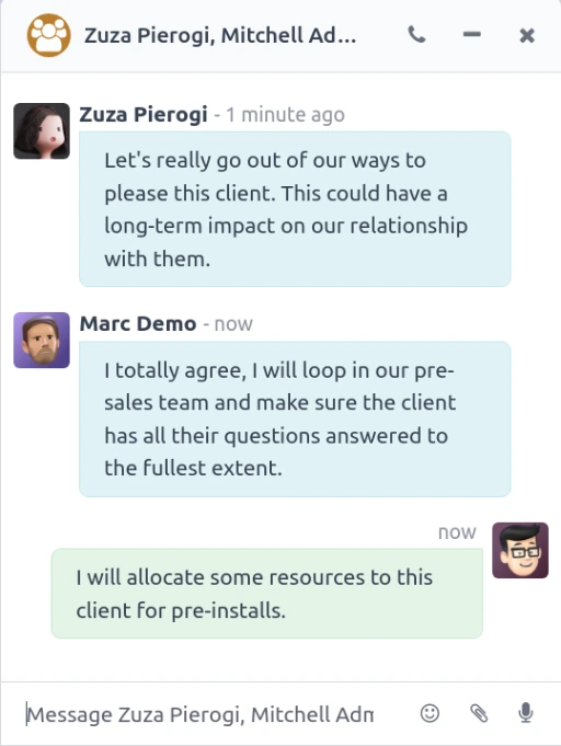 Optimized for productivity 